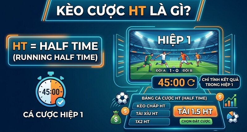 Kèo nửa trận có mức độ thử thách cao