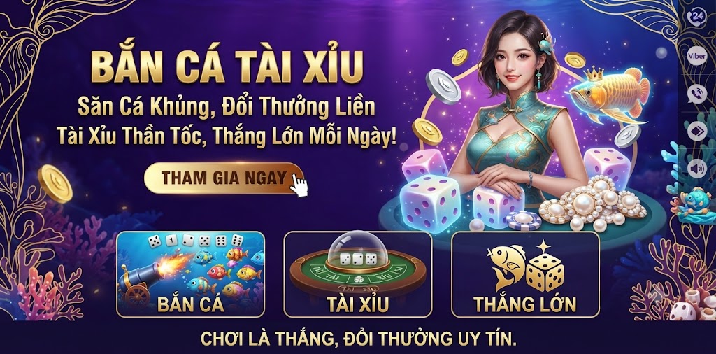 Bắn cá tài xỉu kết hợp giữa săn cá và dự đoán tài xỉu